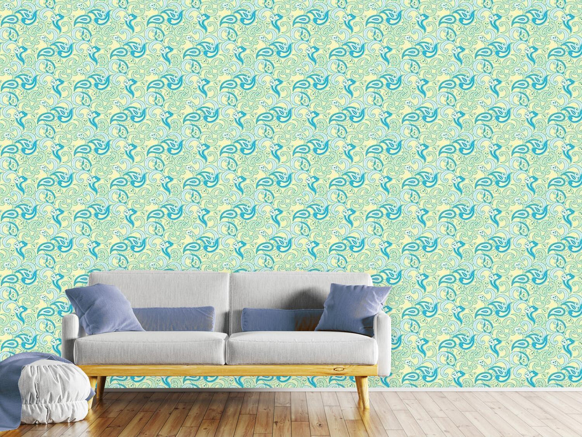 patterned-wallpaper-rocking-orient-yellow