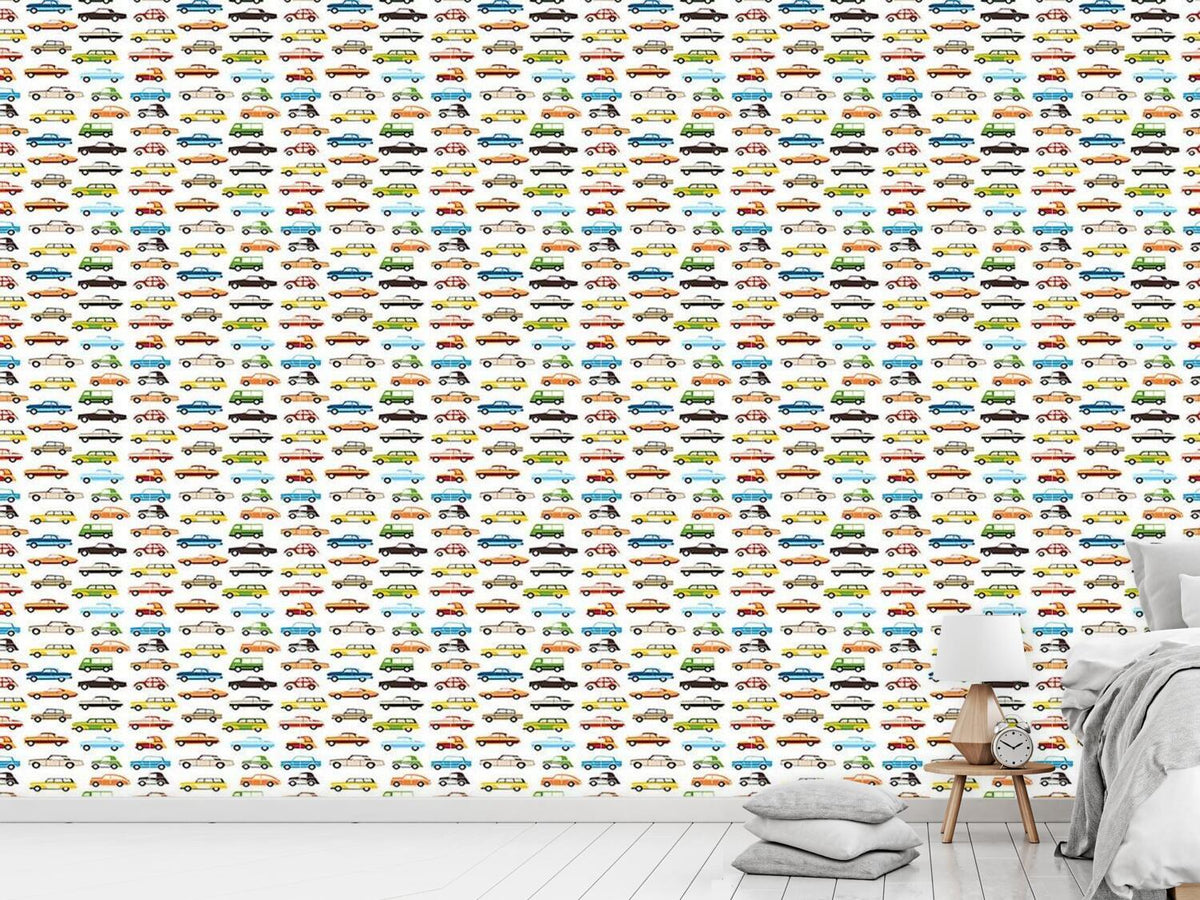 patterned-wallpaper-retro-cars