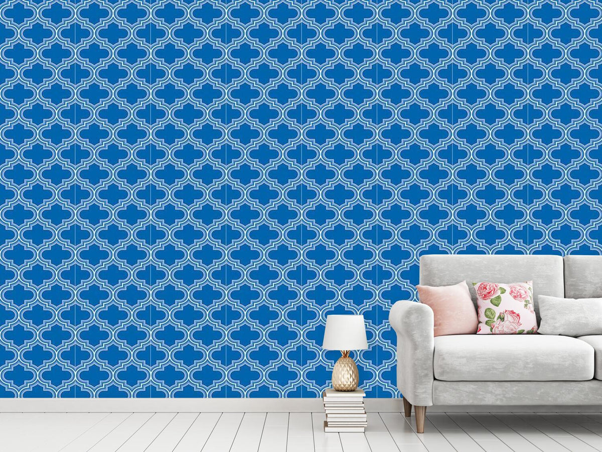 patterned-wallpaper-retro-morocco-blue