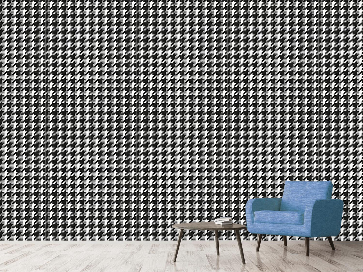 patterned-wallpaper-houndstooth-variation