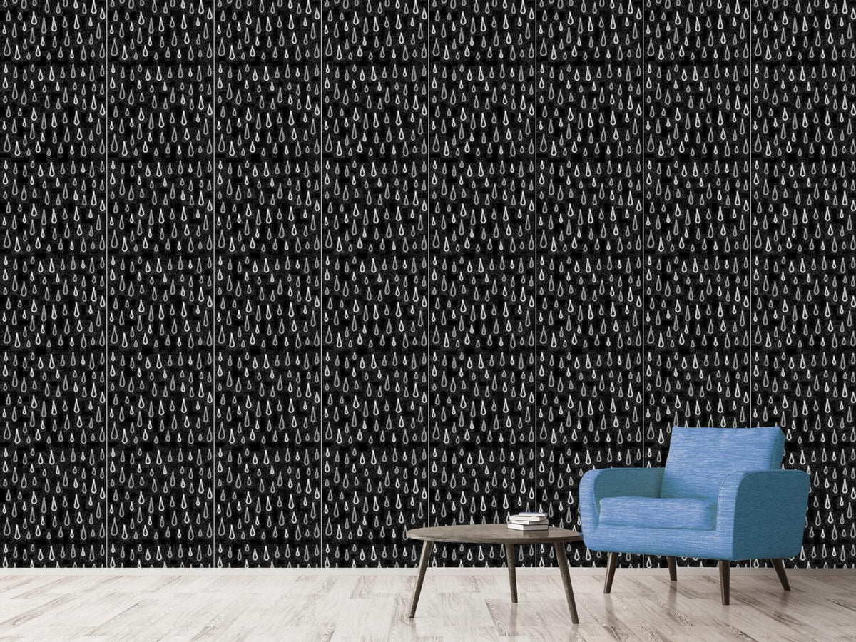 patterned-wallpaper-black-drops