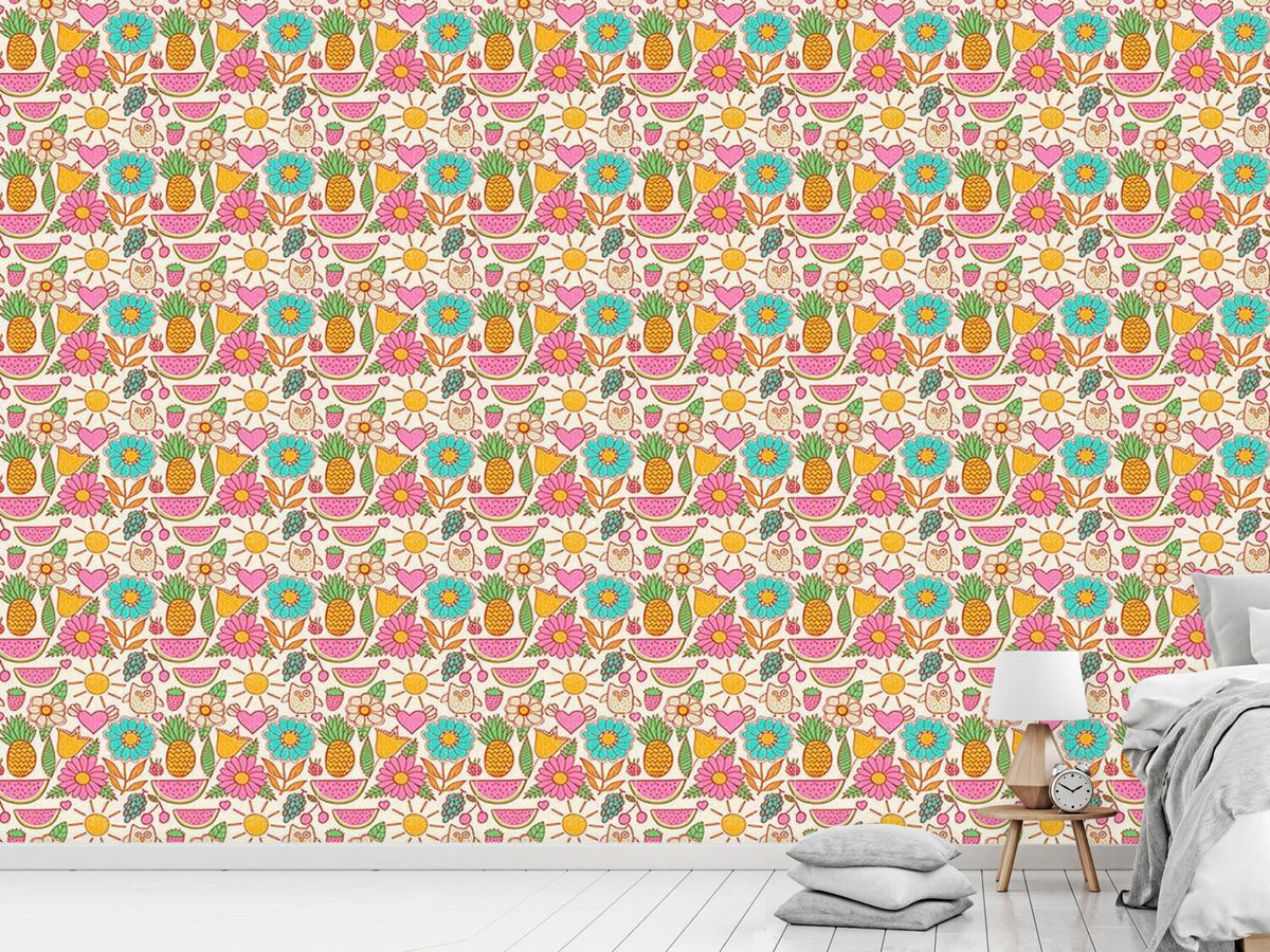 patterned-wallpaper-owls-on-vacation