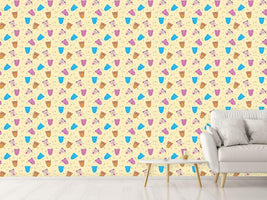 patterned-wallpaper-ethno-masks