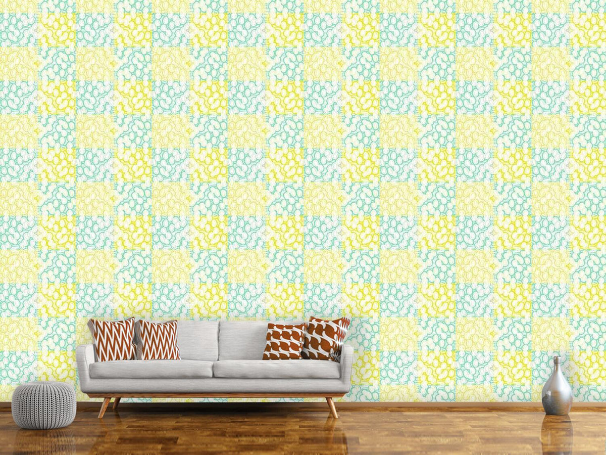 patterned-wallpaper-rounded-elements