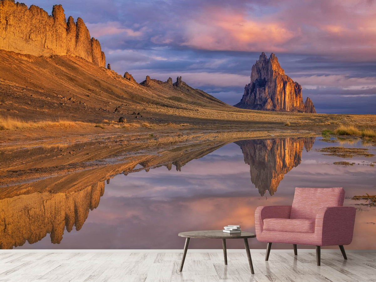 photo-wallpaper-reflection-of-shiprock-x