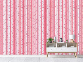 patterned-wallpaper-romantic-hearts-on-strips