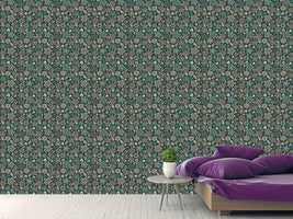 patterned-wallpaper-blossom-and-leaf-fantasy