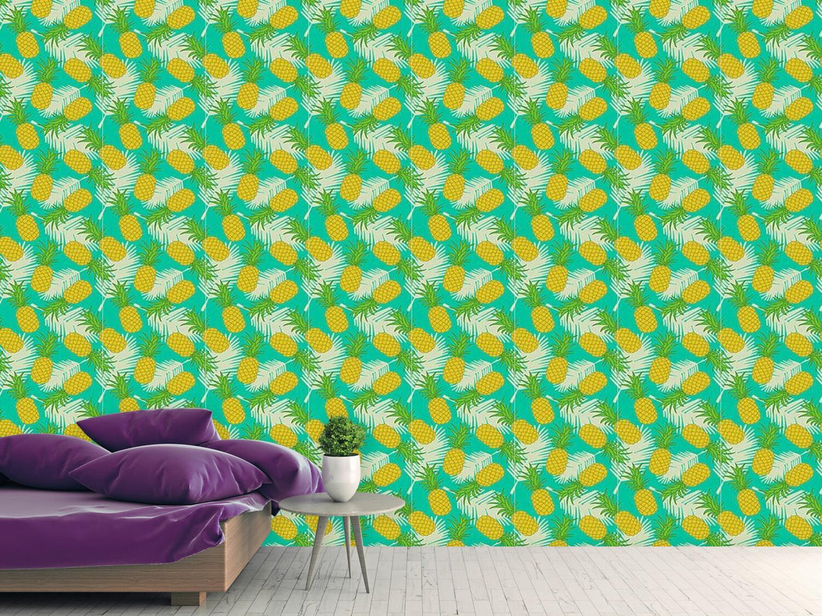 patterned-wallpaper-pineapple-tropicana