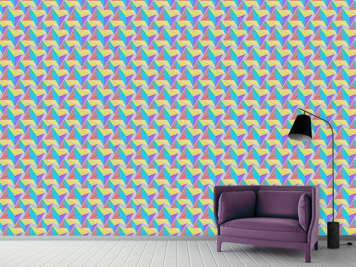 patterned-wallpaper-harlequin-geometry