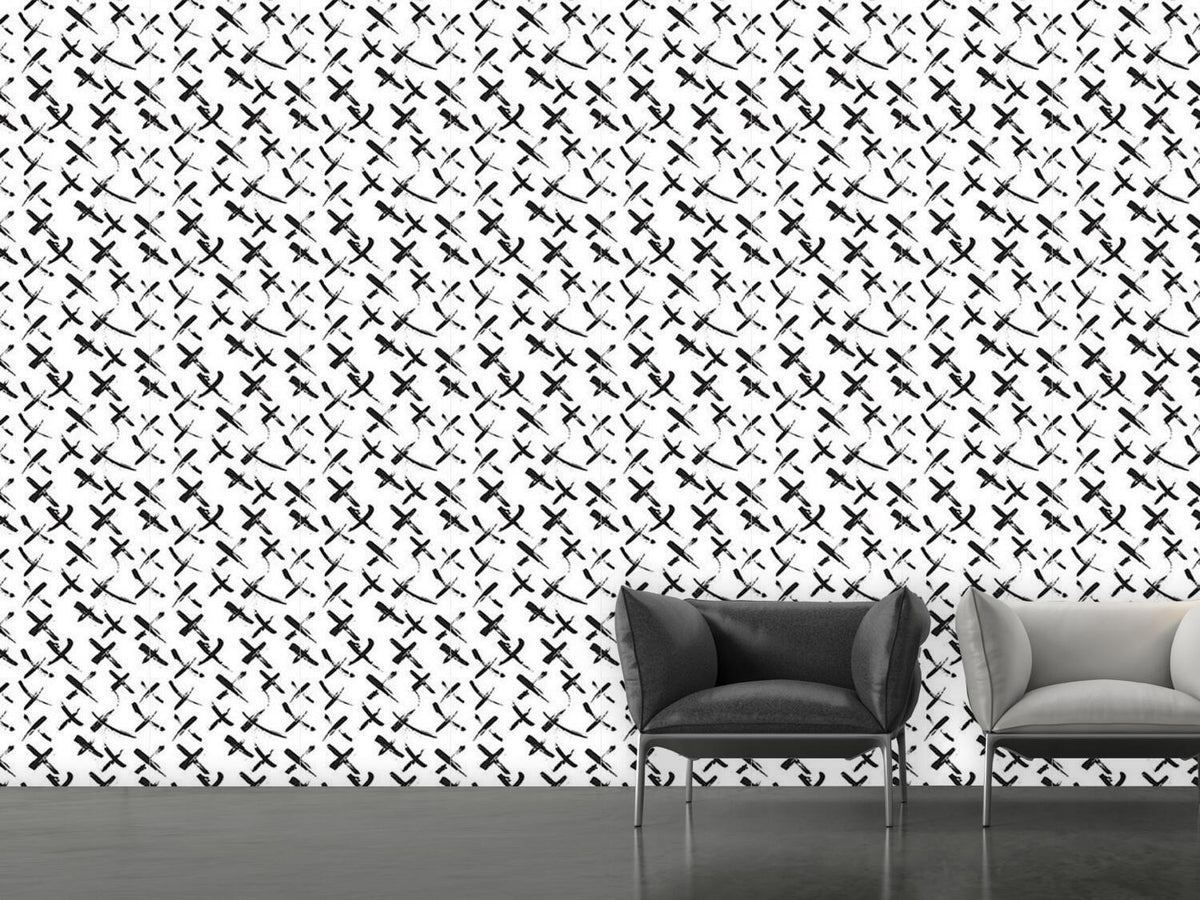 patterned-wallpaper-x-marks-the-spot