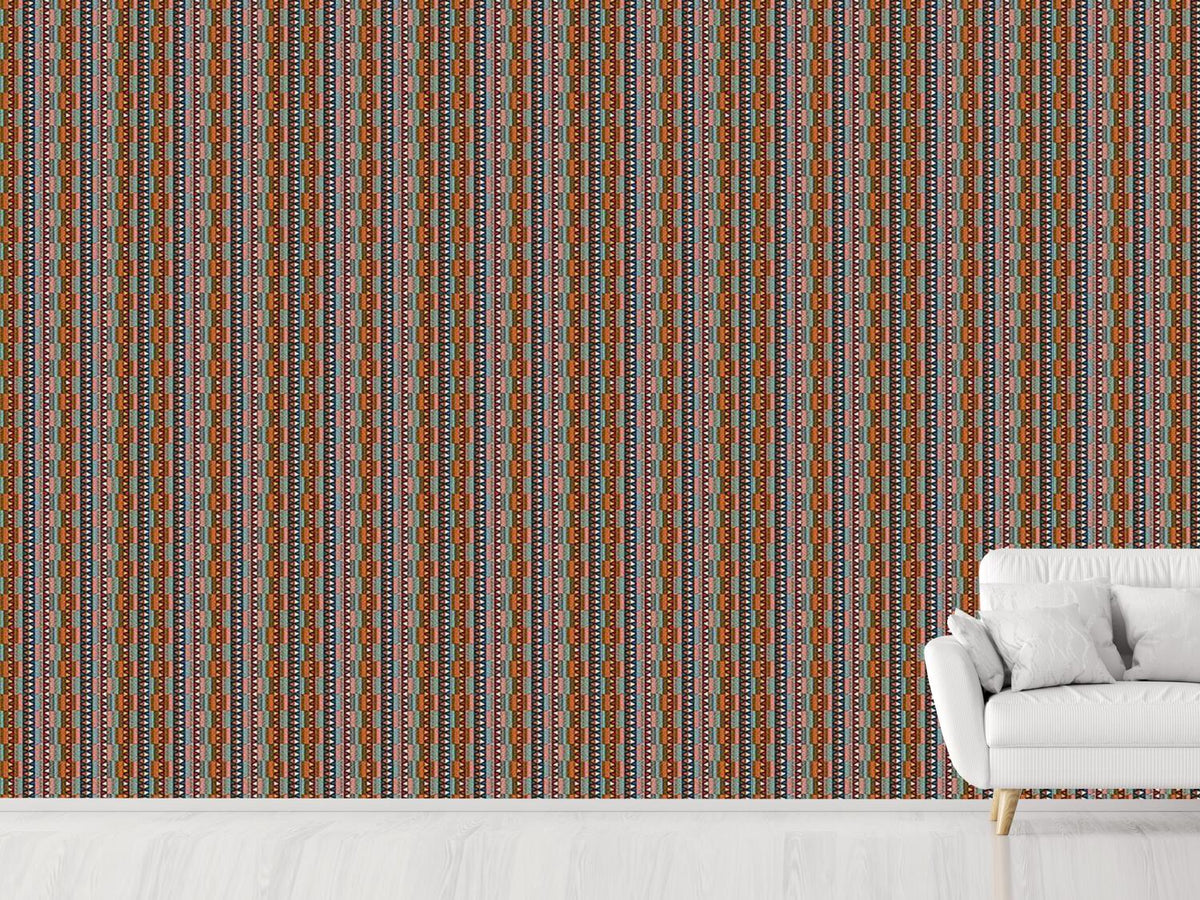 patterned-wallpaper-tribal-color