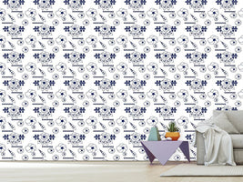 patterned-wallpaper-flowers-blues