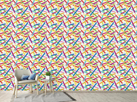 patterned-wallpaper-colored-pencils