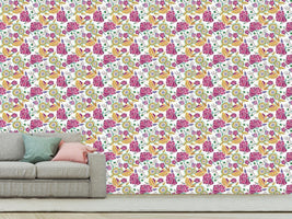 patterned-wallpaper-florial-art-at-day