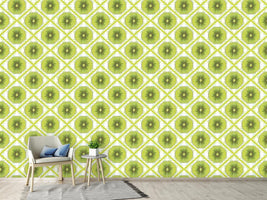 patterned-wallpaper-floral-kiwi-check