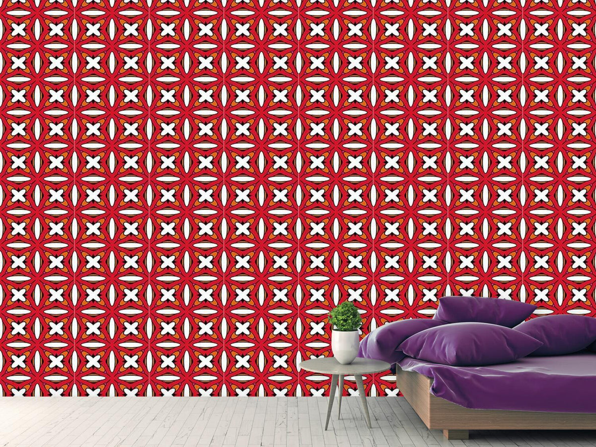 patterned-wallpaper-retro-cross-stitching