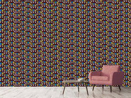 patterned-wallpaper-flower-fantasy-on-brown