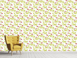 patterned-wallpaper-cherry-branches-white