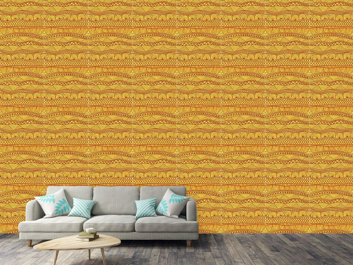 patterned-wallpaper-sunny-ethno-stripes