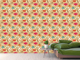 patterned-wallpaper-breakfast-is-ready