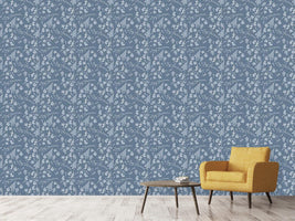 patterned-wallpaper-merry-christmas-to-blue