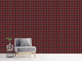 patterned-wallpaper-window-glass-mosaic