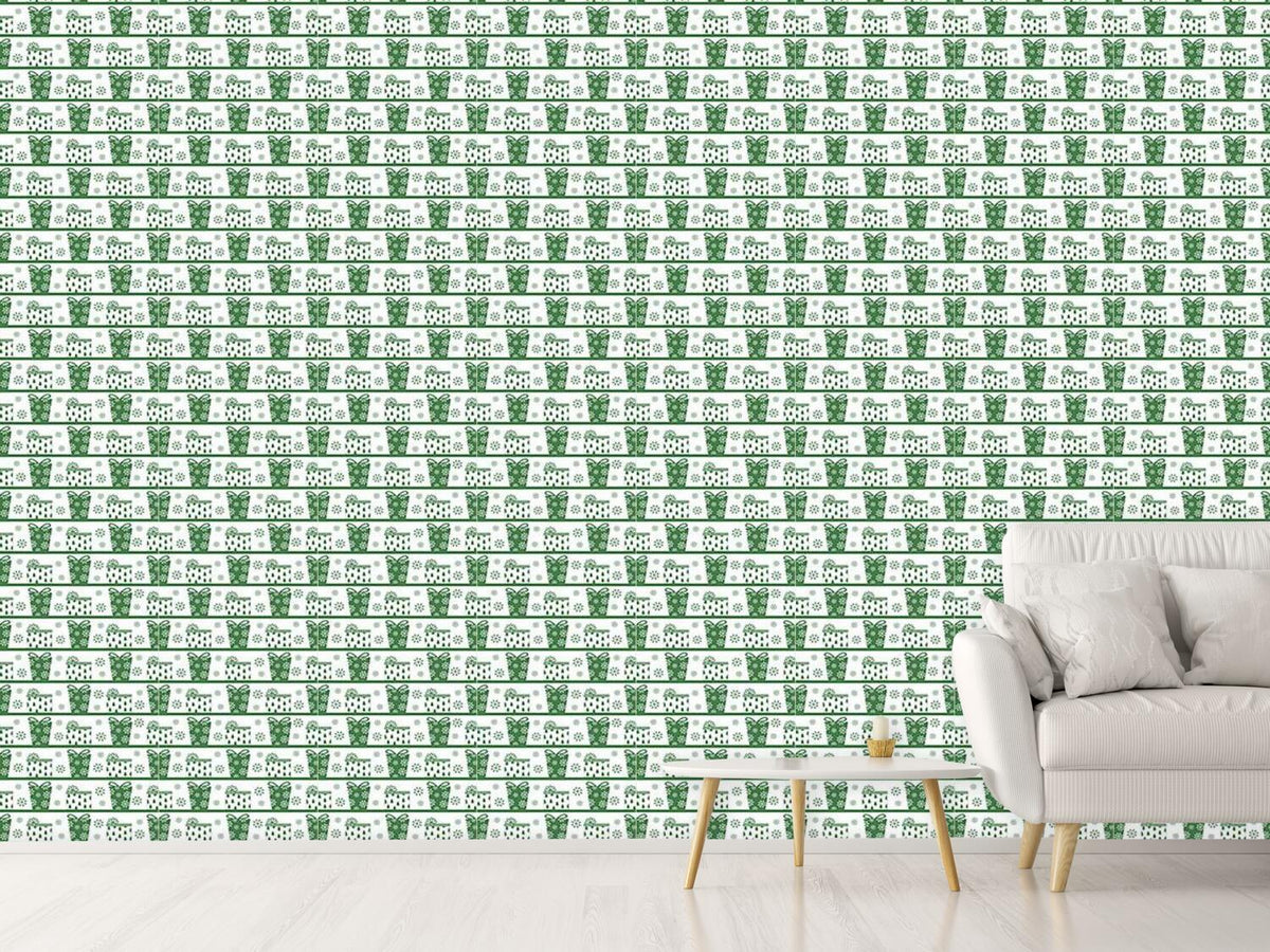 patterned-wallpaper-parcel-delivery-green