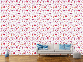 patterned-wallpaper-heart-crest