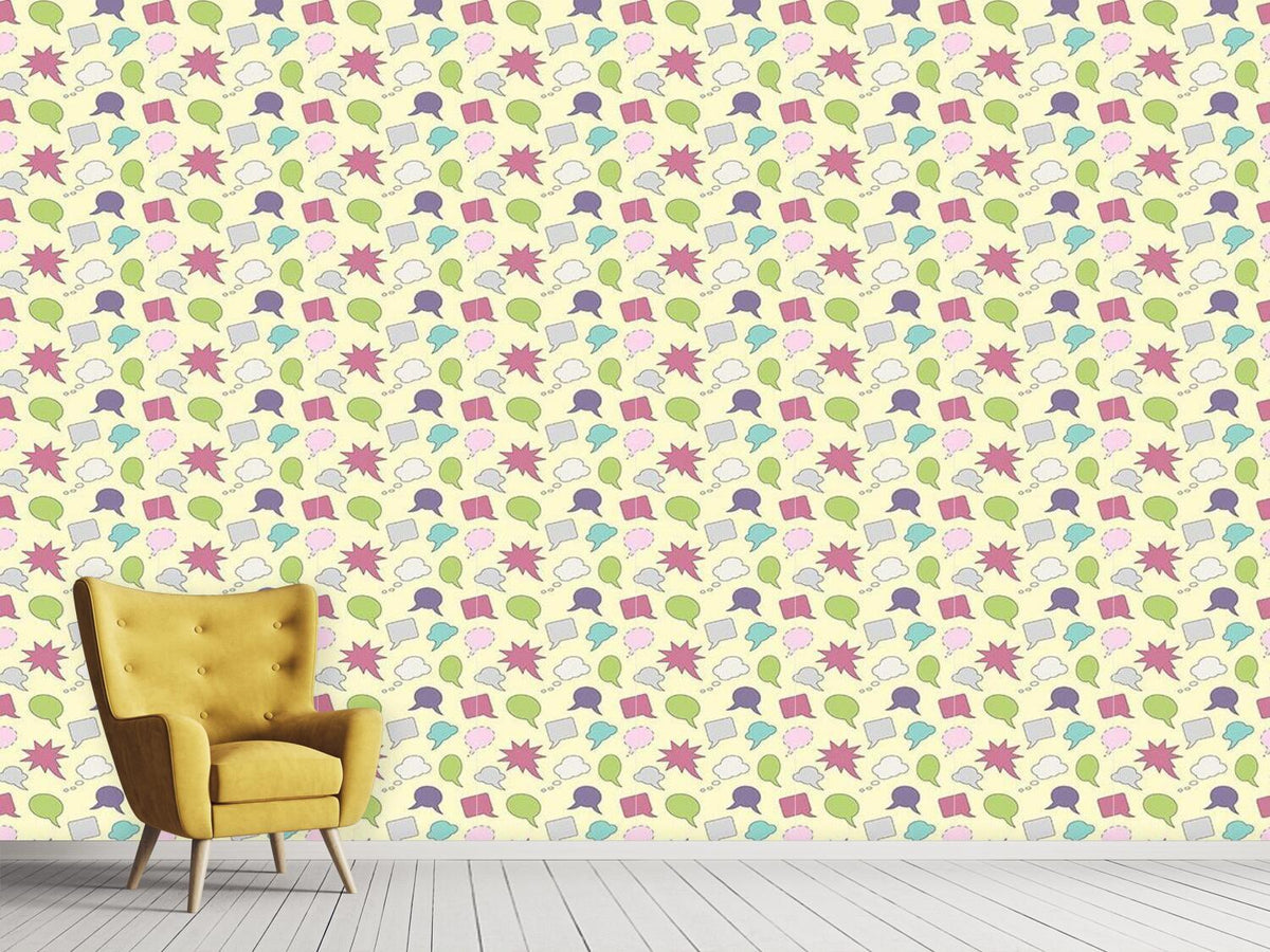 patterned-wallpaper-talk-bubble