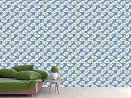 patterned-wallpaper-lily-bouquet