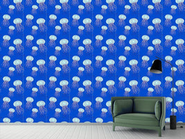 patterned-wallpaper-art-deco-jellyfishes