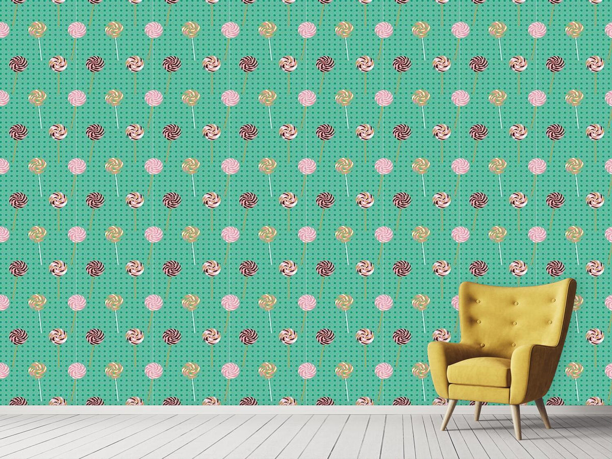 patterned-wallpaper-lollipop-polkadot