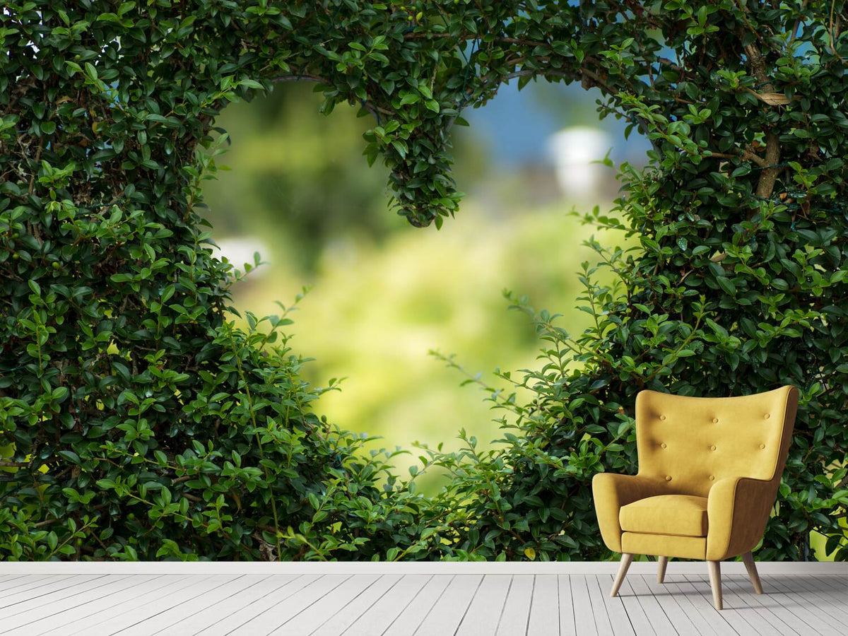 photo-wallpaper-the-heart-in-the-hedge