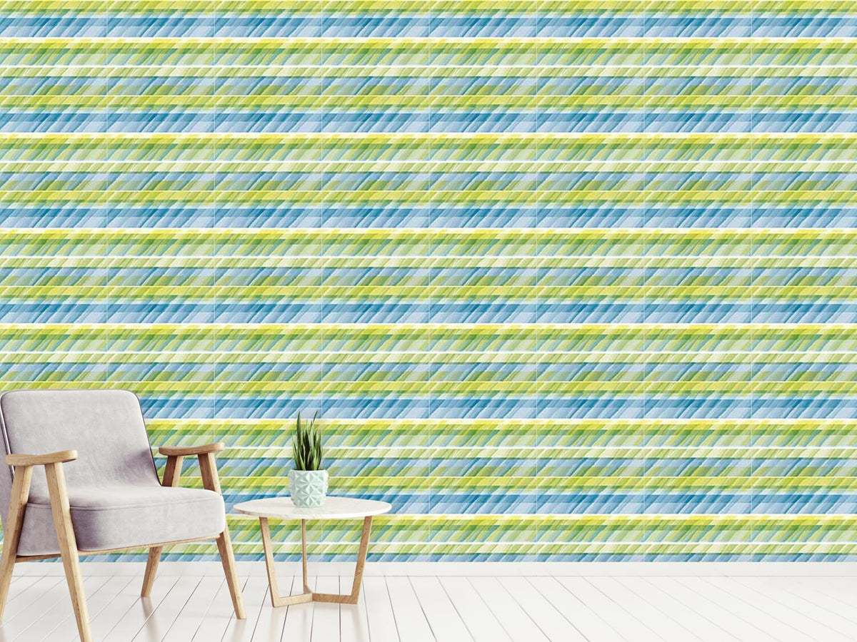 patterned-wallpaper-aqua-stripes