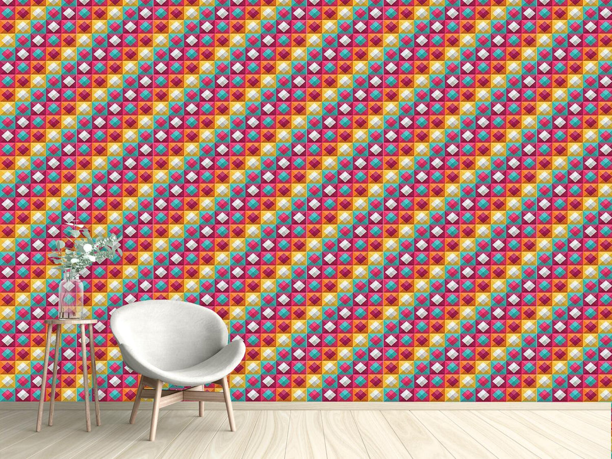 patterned-wallpaper-diamond-to-the-square