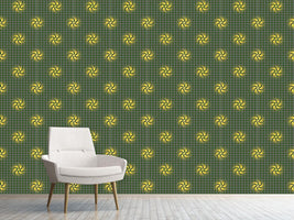 patterned-wallpaper-star-vortex-on-dots