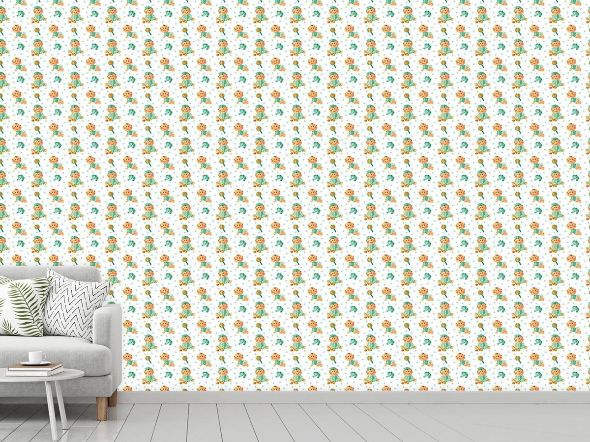 patterned-wallpaper-baby-boy-and-toy