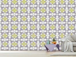 patterned-wallpaper-floral-geometry