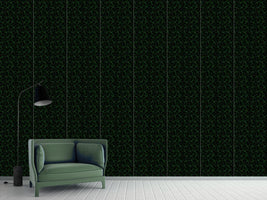 patterned-wallpaper-shamrock-silhouettes