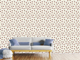 patterned-wallpaper-cartoon-ladybugs-dancing