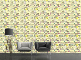 patterned-wallpaper-school-supplies