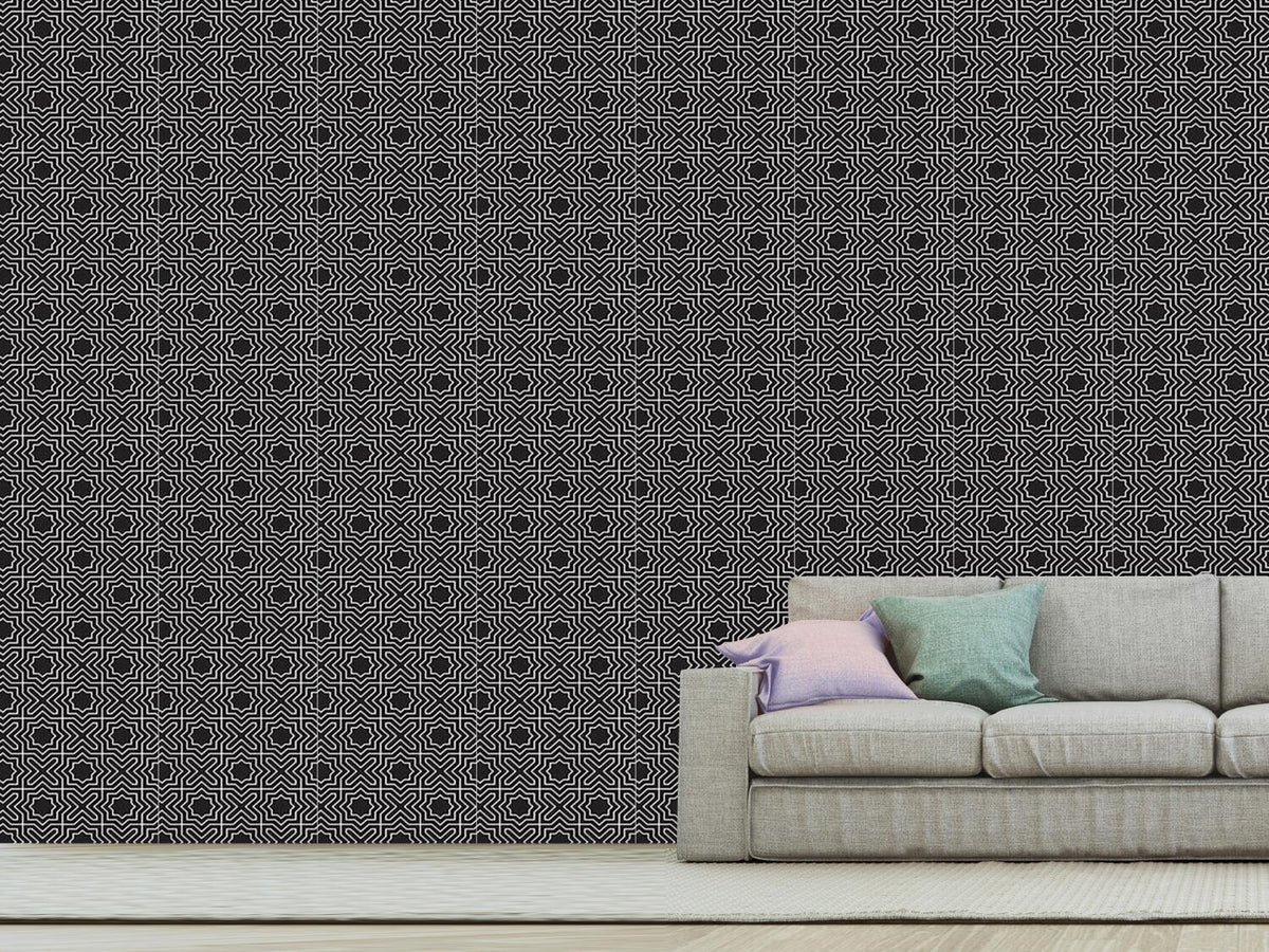 patterned-wallpaper-cross-and-star