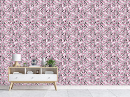 patterned-wallpaper-flamingos-in-palm-beach