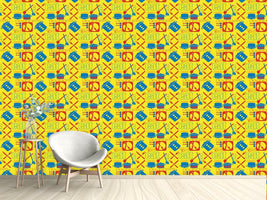 patterned-wallpaper-colorful-kitchen