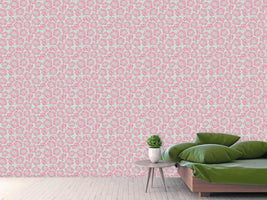 patterned-wallpaper-rose-blossoms-stylized