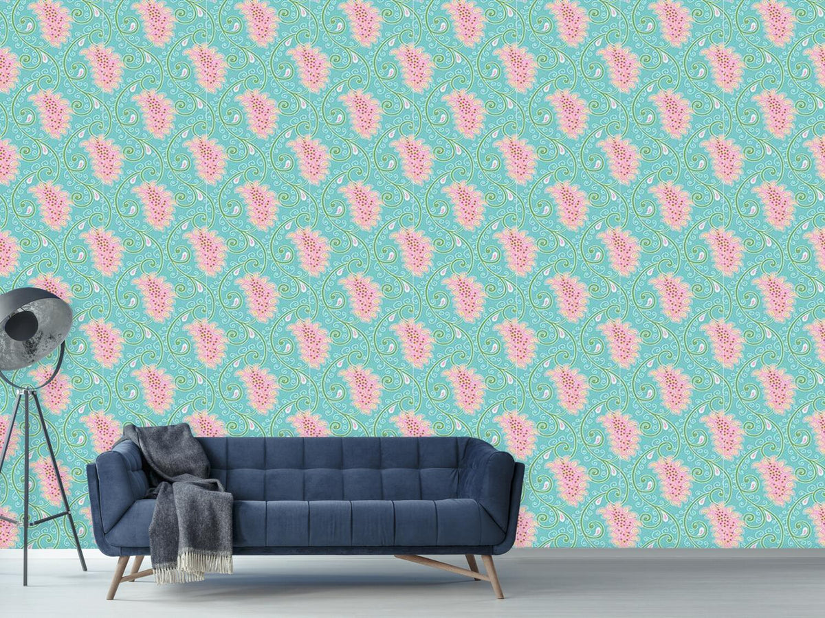 patterned-wallpaper-exotic-tendrillars