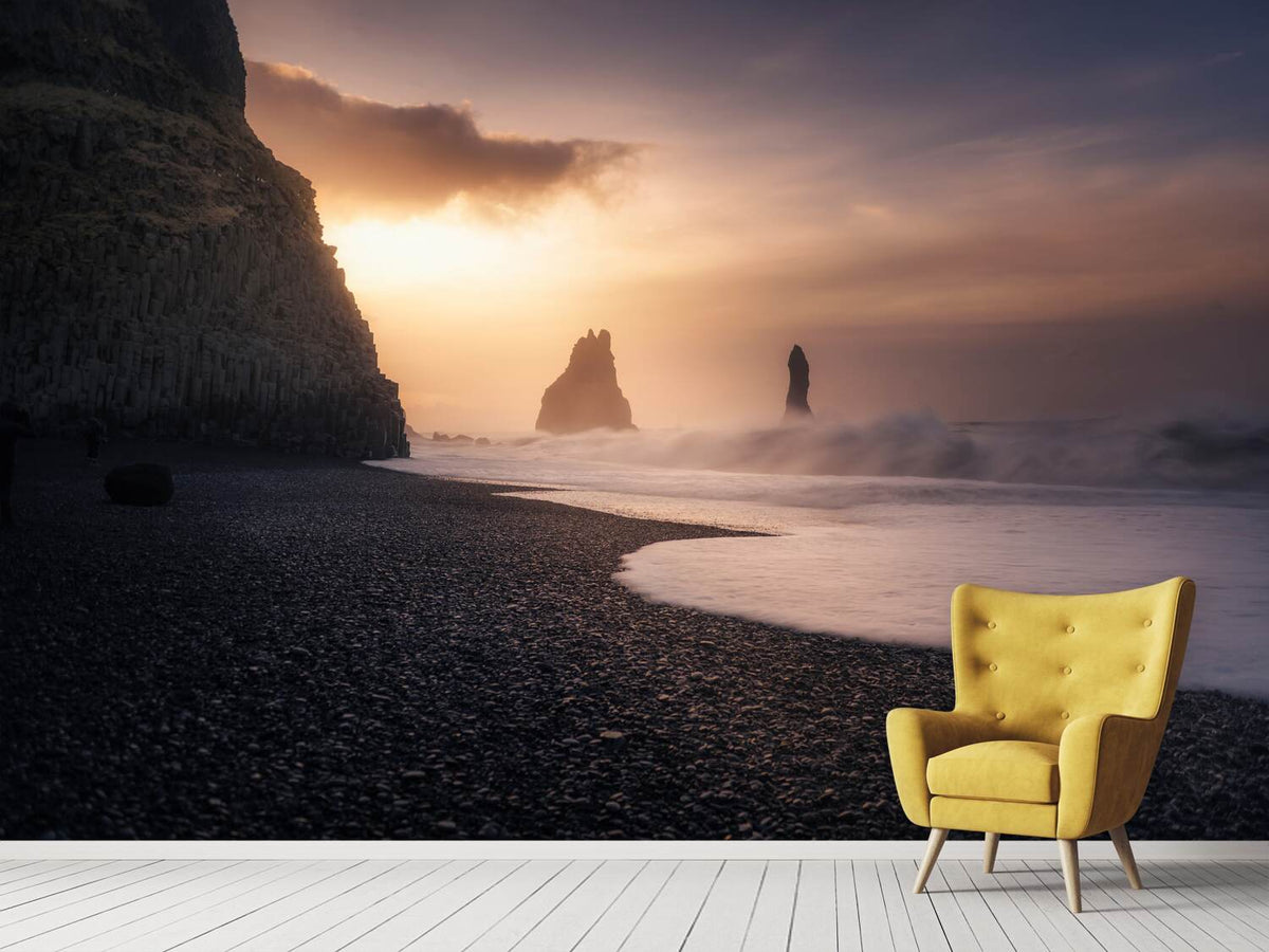 photo-wallpaper-reynisfjara-sunrise