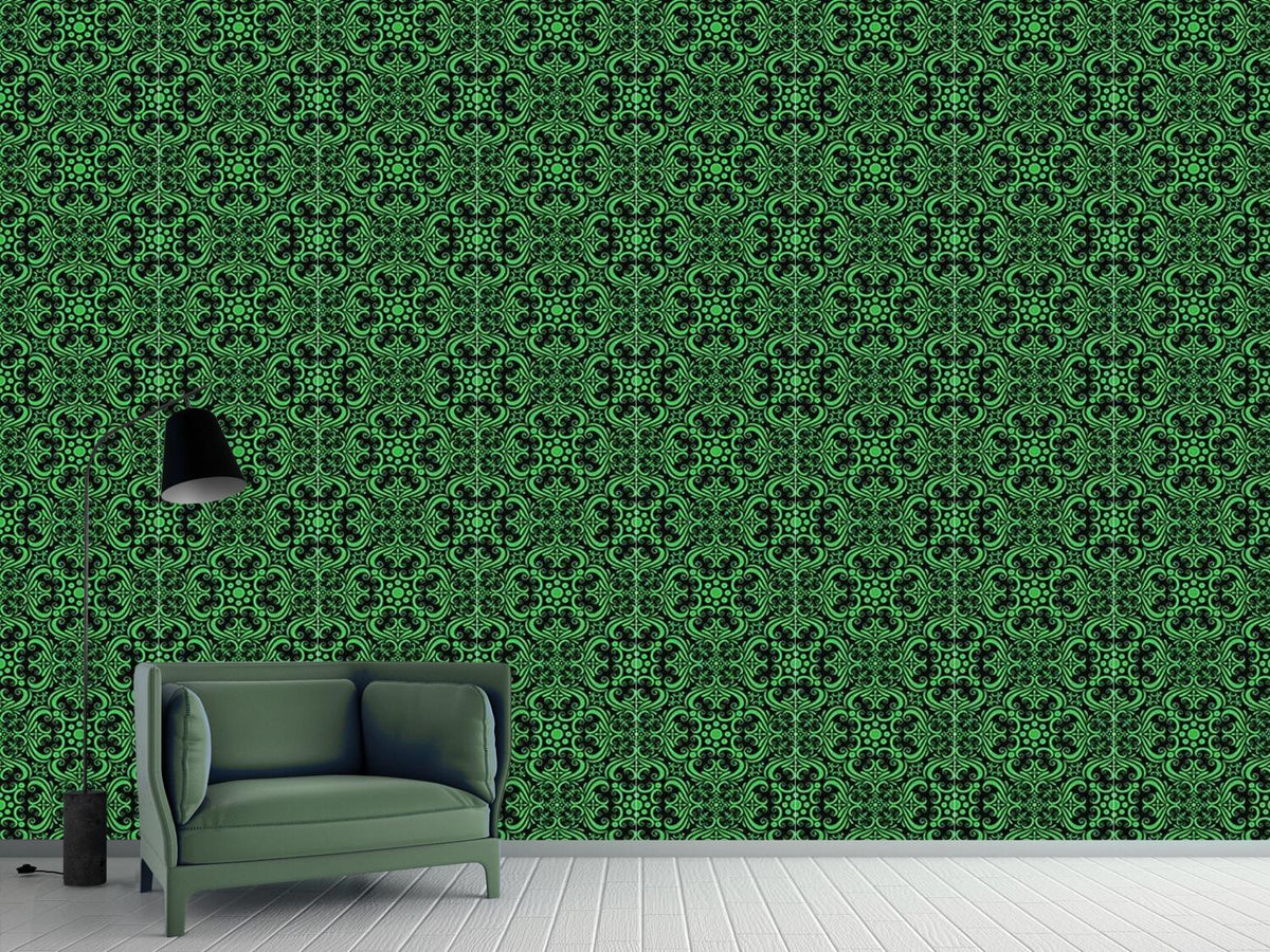 patterned-wallpaper-green-romance