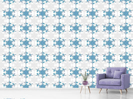 patterned-wallpaper-snowflake-beauty