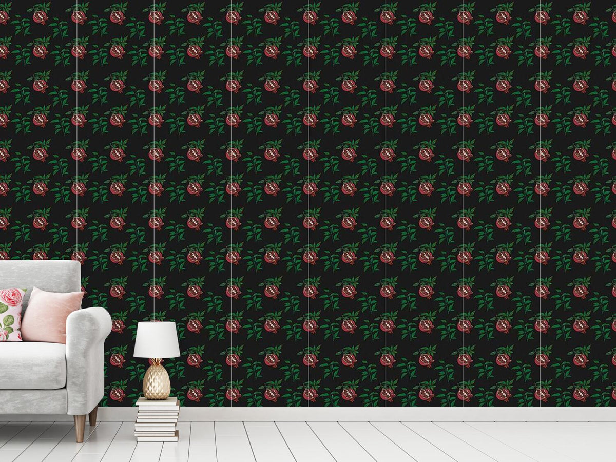 patterned-wallpaper-sensual-pomegranate